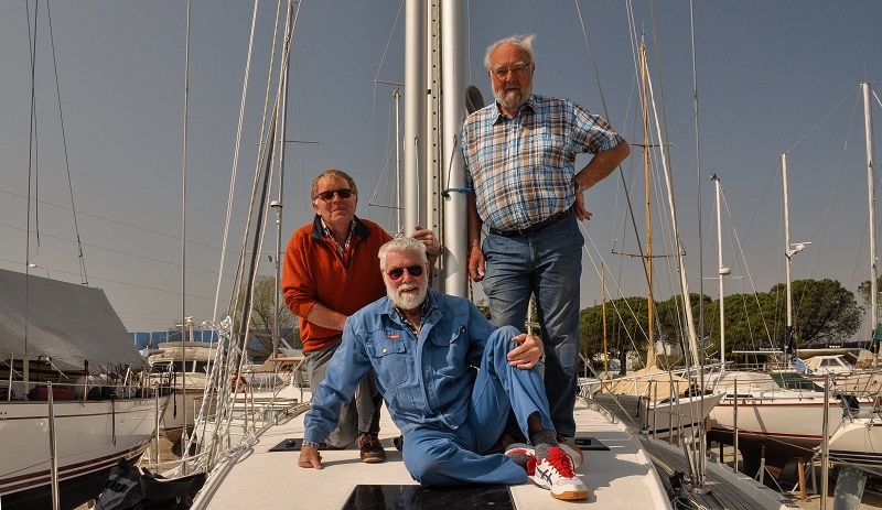 2019 Bodan V 2 Spibäume am Mast